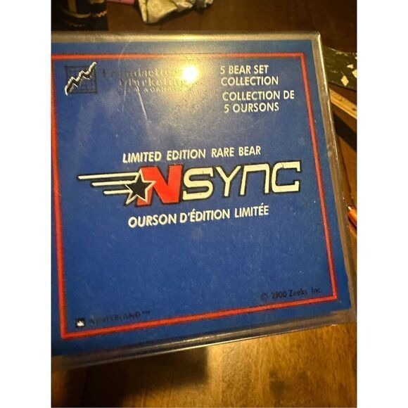 Vintage NSYNC Chris Limited Edition Rare Bear 'N SYNC WITH YOU Plush Boxed - Picture 7 of 10